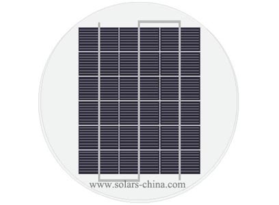 5 watt round solar cell panel