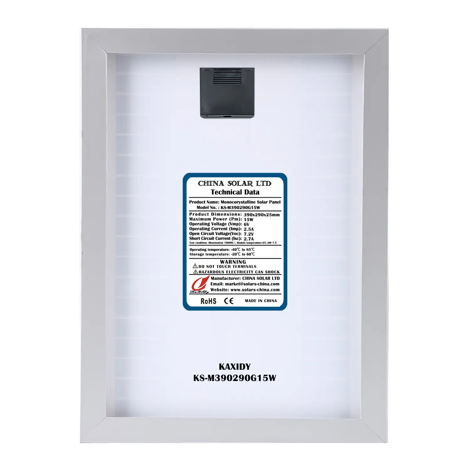 Monokristalline Solarmodule 15W