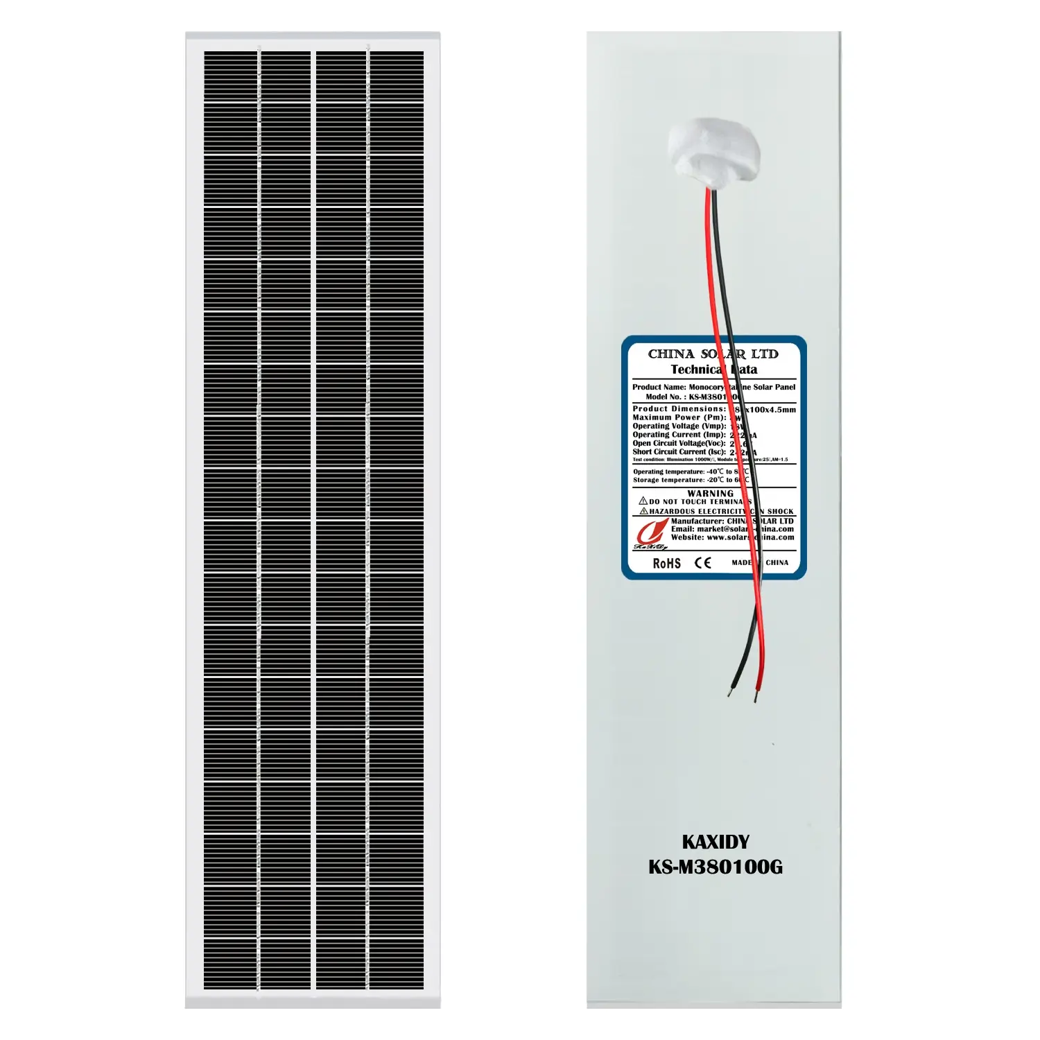 Photovoltaik Solarpanel 4W